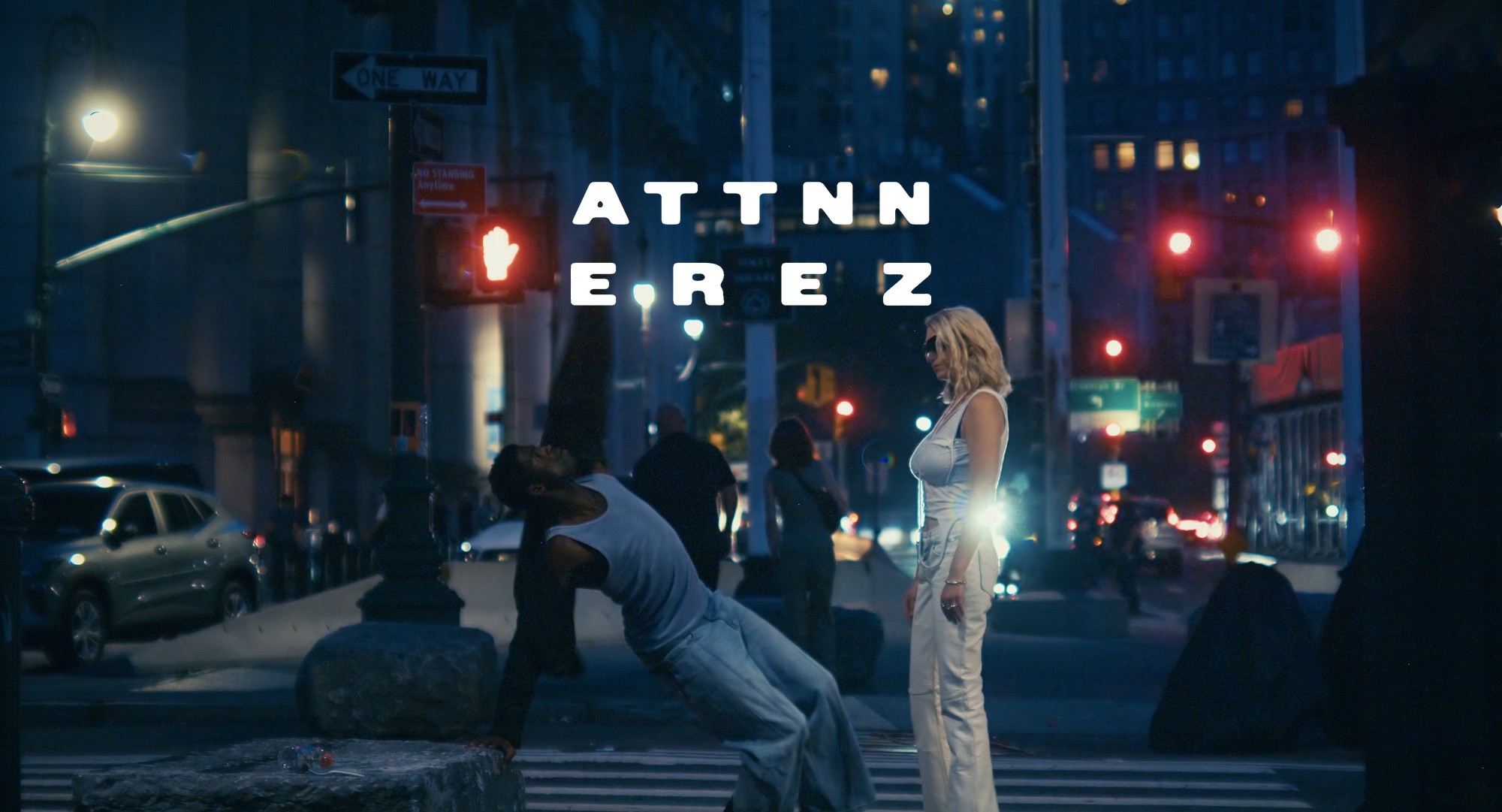 Frame from ATTNN for Erez, cinematography by Rob Berry