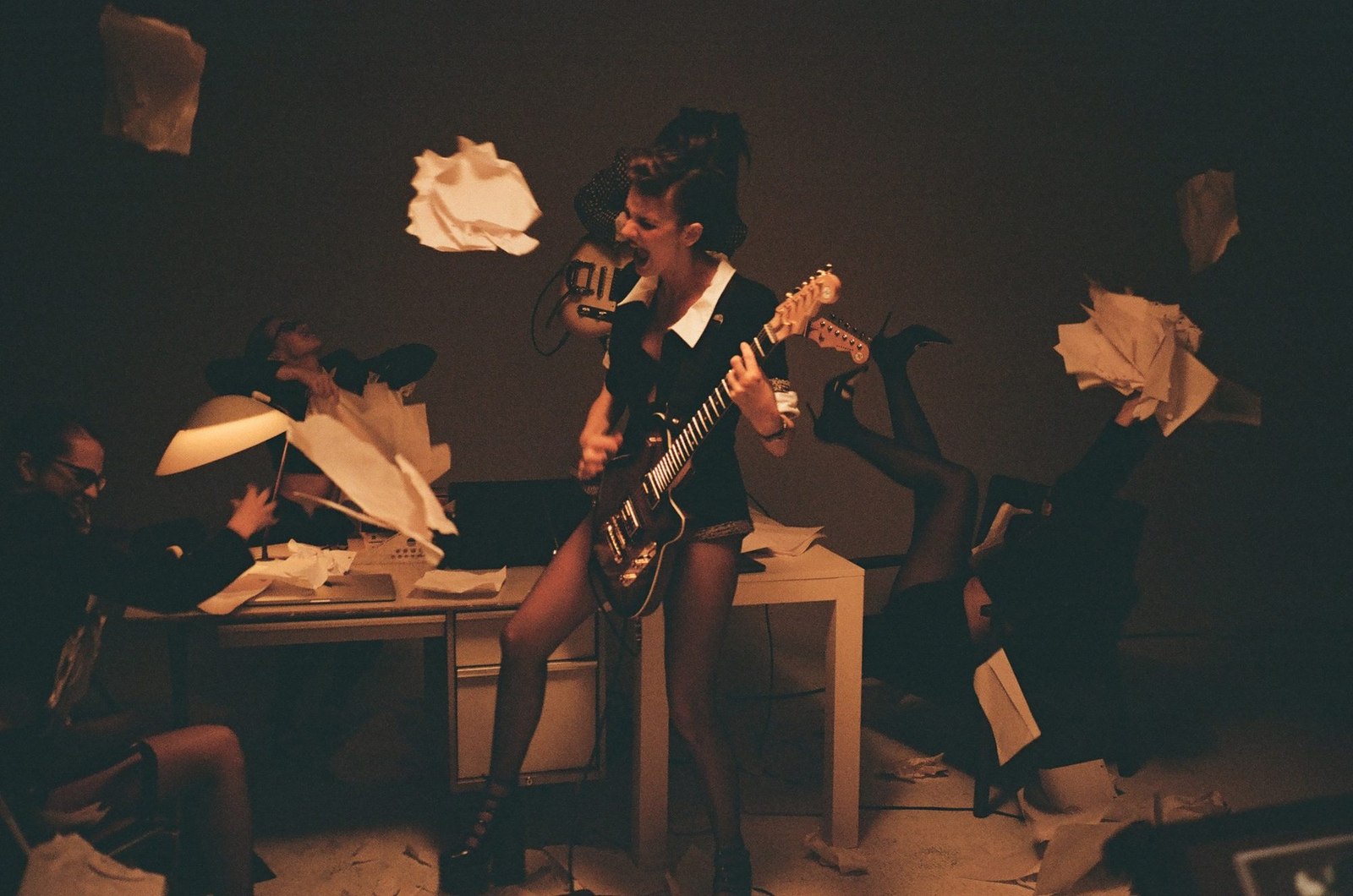 Frame from Nobody Cares by Bec Lauder & The Noise, cinematography by Rob Berry